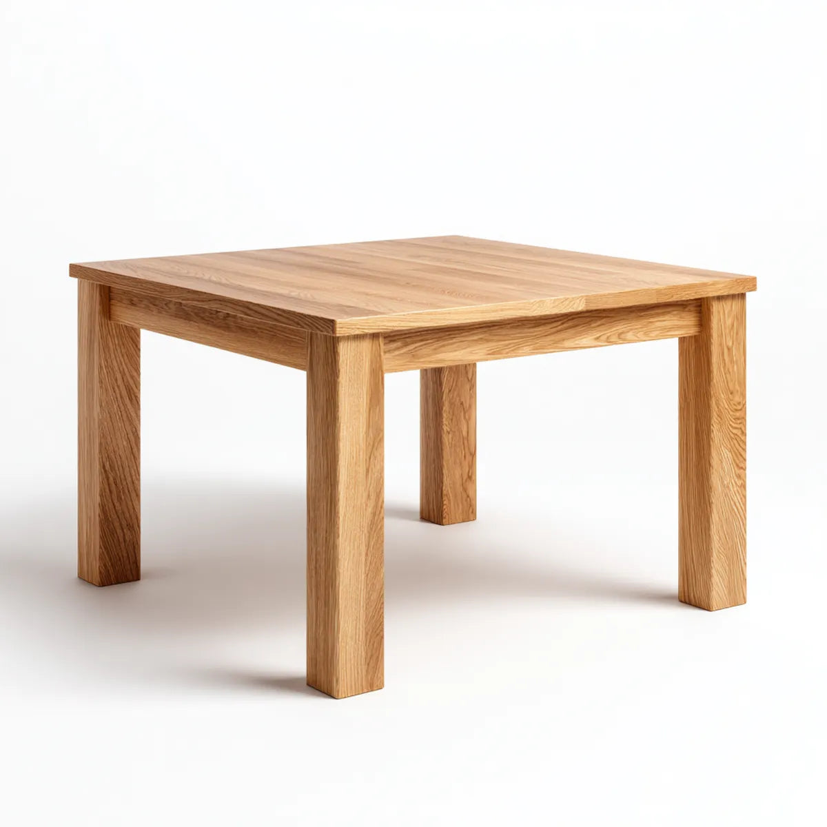 Table à manger rectangulaire chêne naturel 140 x 80 x 75 cm en chêne massif